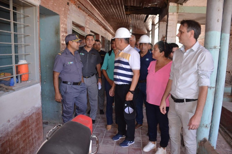 Matkovich recorrió el avance de obras en la Unidad Penitenciaria VI de Fontana Matkovich recorrió el avance de obras en la Unidad Penitenciaria VI de Fontana