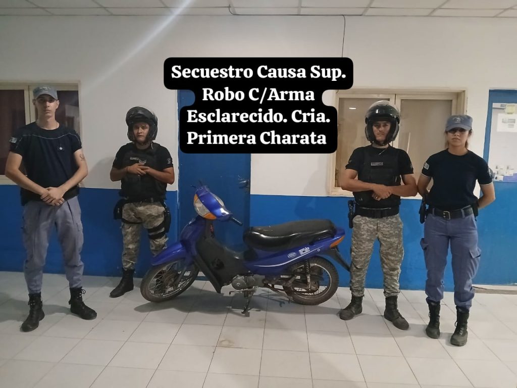 Esclarecen un robo a mano armada en Charata