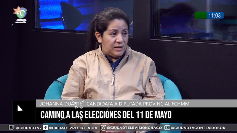 “La única lista de oposición real es la del Frente Chaco Merece Más”, afirmó la candidata a diputada Johanna Duarte “La única lista de oposición real es la del Frente Chaco Merece Más”, afirmó la candidata a diputada Johanna Duarte