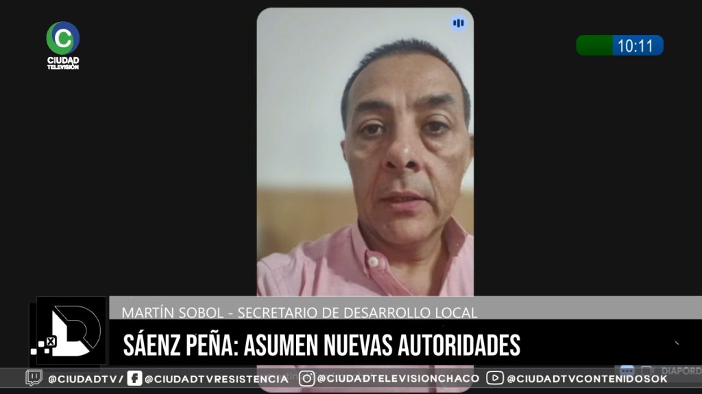 “El desafío es enorme”, aseguró Martín Sobol, nuevo secretario de Desarrollo Local de Sáenz Peña