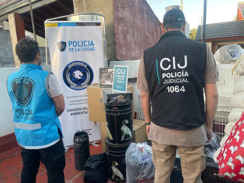 Clausuraron un criadero ilegal y rescataron 20 perros: los vendían por más de 1 millón de pesos Clausuraron un criadero ilegal y rescataron 20 perros: los vendían por más de 1 millón de pesos