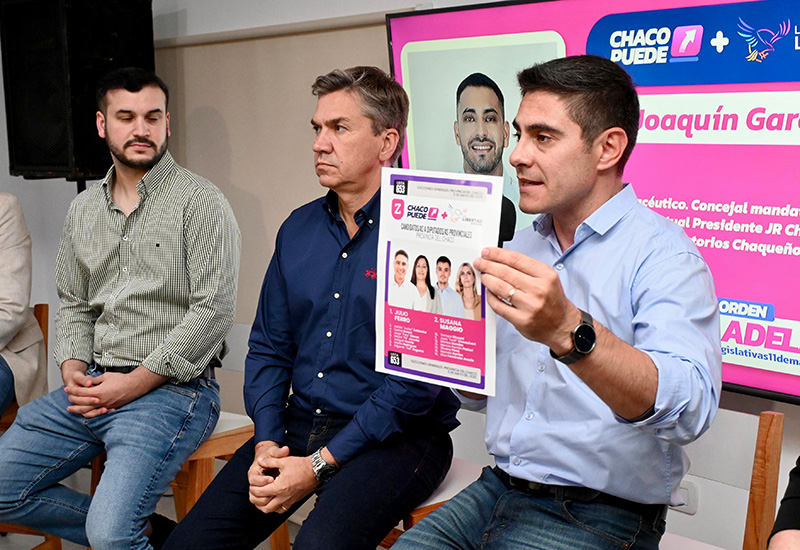 “Este domingo 11 de mayo tenemos la posibilidad de votar por una Legislatura que nos acompañe”, dijo Zdero “Este domingo 11 de mayo tenemos la posibilidad de votar por una Legislatura que nos acompañe”, dijo Zdero