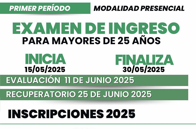 Mayores de 25 años sin título de nivel secundario: de aprobar exámenes podrán cursar carreras en UNCAus Mayores de 25 años sin título de nivel secundario: de aprobar exámenes podrán cursar carreras en UNCAus