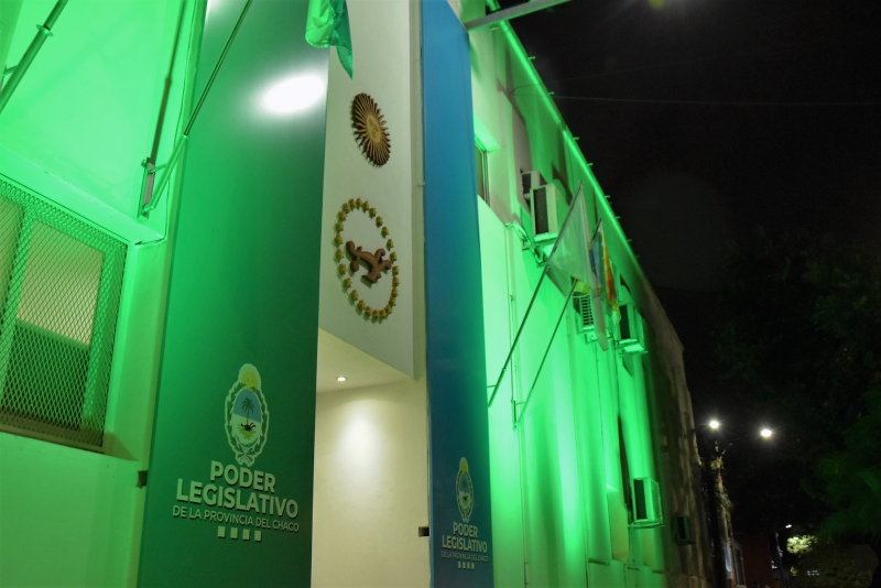 El Poder Legislativo se iluminó de verde para visibilizar el Día Nacional de la Donación de Órganos El Poder Legislativo se iluminó de verde para visibilizar el Día Nacional de la Donación de Órganos