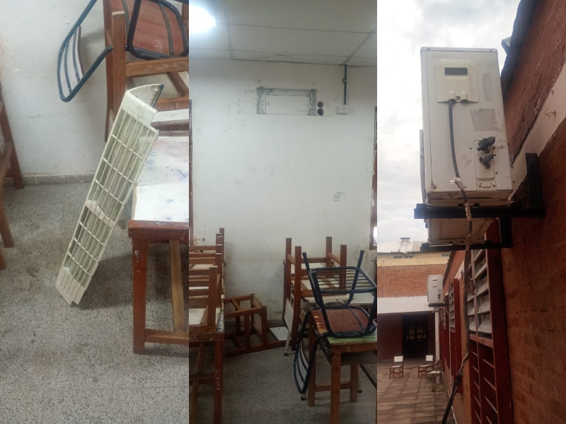 Nuevo robo en una escuela técnica de Resistencia: sustrajeron equipos de aire acondicionado Nuevo robo en una escuela técnica de Resistencia: sustrajeron equipos de aire acondicionado