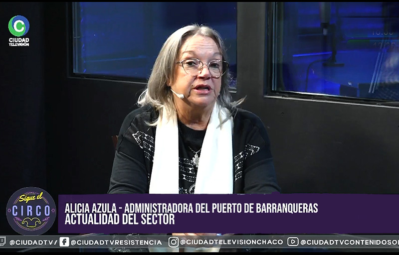 Alicia Azula: “El desafío es que el puerto de Barranqueras vuelva a ser importante y esté en actividad permanente” Alicia Azula: “El desafío es que el puerto de Barranqueras vuelva a ser importante y esté en actividad permanente”