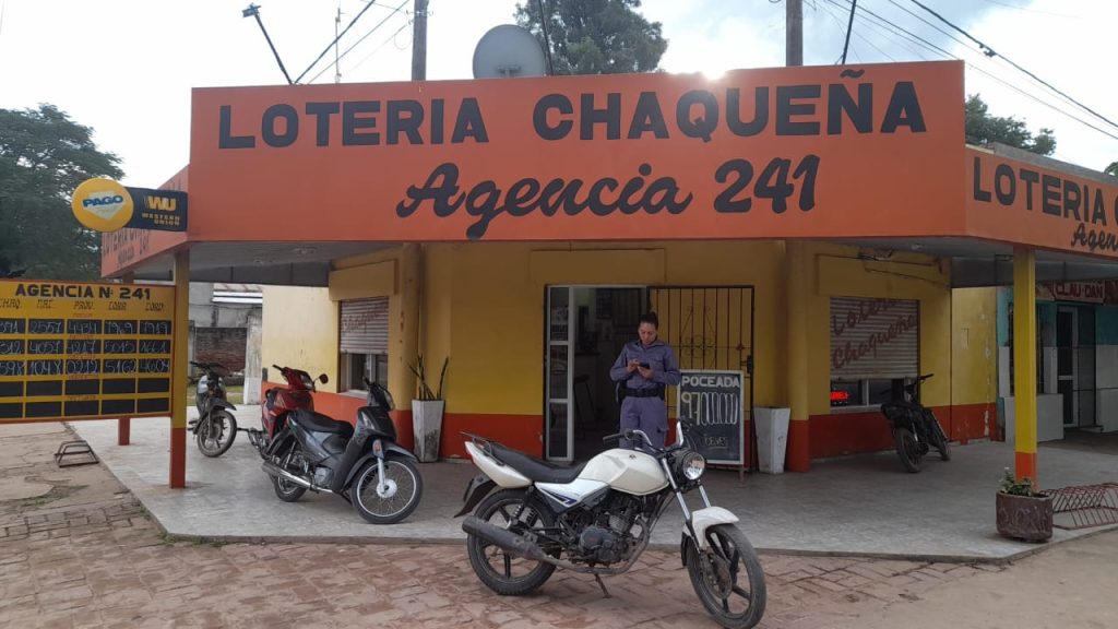 Tres Isletas: millonario robo de dos sujetos que logran entrar a una agencia de quiniela