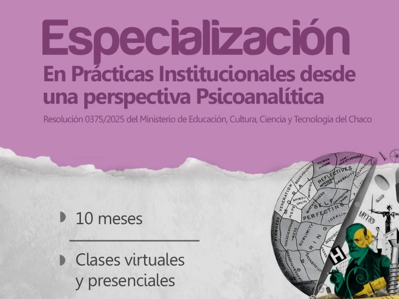 Lanzan el espacio de formación: “Especialización en prácticas institucionales desde una perspectiva psicoanalítica” Lanzan el espacio de formación: “Especialización en prácticas institucionales desde una perspectiva psicoanalítica”