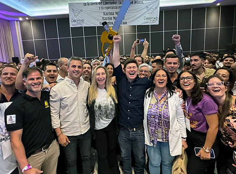 Karina Milei y Martín Menem llegan a Corrientes este domingo para respaldar a Almirón Karina Milei y Martín Menem llegan a Corrientes este domingo para respaldar a Almirón