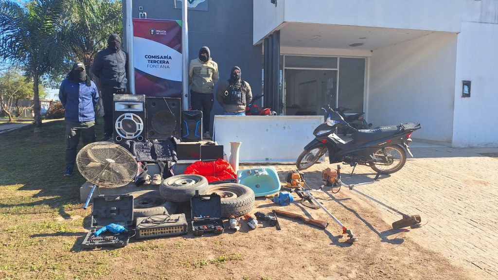 Allanamiento y secuestros en Fontana en el marco de la investigación por distintos robos