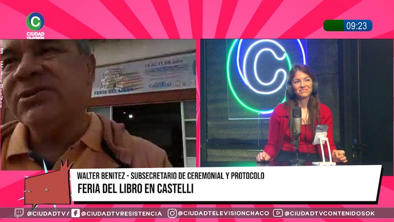 Castelli Lee: “El libro hoy es sinónimo de resistencia cultural”, afirmó Walter Benítez Castelli Lee: “El libro hoy es sinónimo de resistencia cultural”, afirmó Walter Benítez