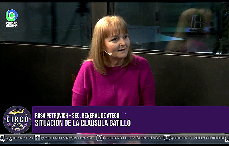 Reclamo docente: “Hace cuatro meses venimos perdiendo con la inflación”, advirtió Rosa Petrovich Reclamo docente: “Hace cuatro meses venimos perdiendo con la inflación”, advirtió Rosa Petrovich