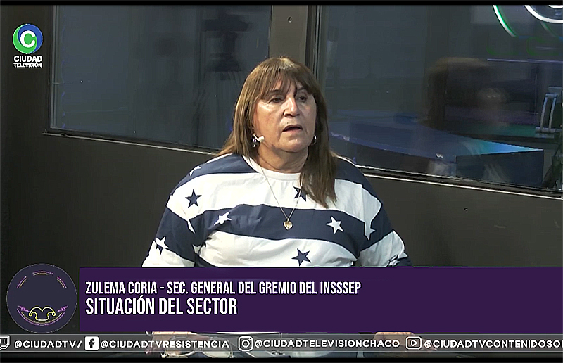 Zulema Coria: “Cada vez hay menos servicios y menos medicamentos en el InSSSeP” Zulema Coria: “Cada vez hay menos servicios y menos medicamentos en el InSSSeP”