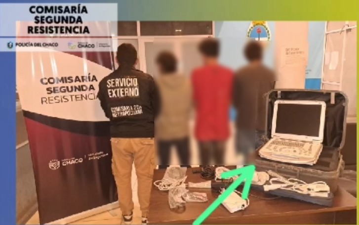 Recuperan ecógrafo robado valuado en millones: hay personas detenidas Recuperan ecógrafo robado valuado en millones: hay personas detenidas