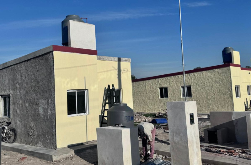 Avanza la construcción de viviendas recuperadas en Costa Iné, en Margarita Belén Avanza la construcción de viviendas recuperadas en Costa Iné, en Margarita Belén