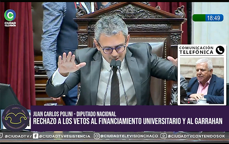 Universidades y Garrahan: “Espero que haya un movimiento de timón para encarrilar el país”, afirmó Juan Carlos Polini Universidades y Garrahan: “Espero que haya un movimiento de timón para encarrilar el país”, afirmó Juan Carlos Polini