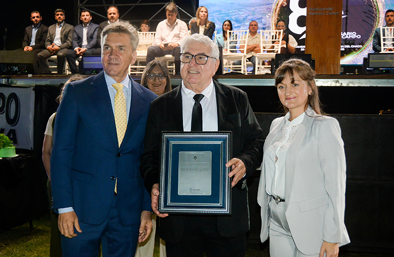 En 85° aniversario de Hermoso Campo, Zdero anunció la reactivación del frigorífico En 85° aniversario de Hermoso Campo, Zdero anunció la reactivación del frigorífico