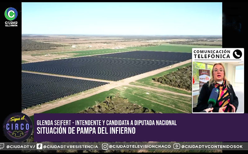 “Pampa del Infierno se convierte en un polo de energía renovable en la provincia”, destacó su intendente Seifert “Pampa del Infierno se convierte en un polo de energía renovable en la provincia”, destacó su intendente Seifert
