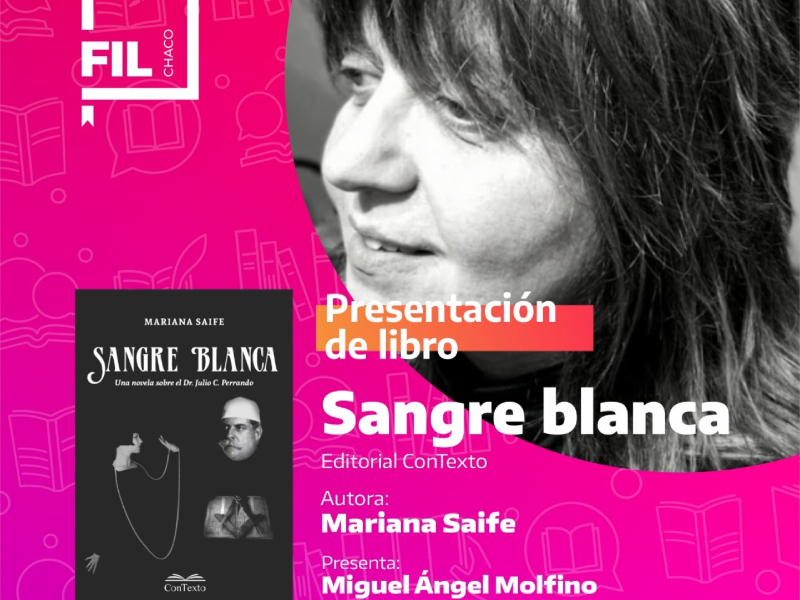 Mariana Saife presenta su primera novela sobre el Dr. Julio. C. Perrando Mariana Saife presenta su primera novela sobre el Dr. Julio. C. Perrando