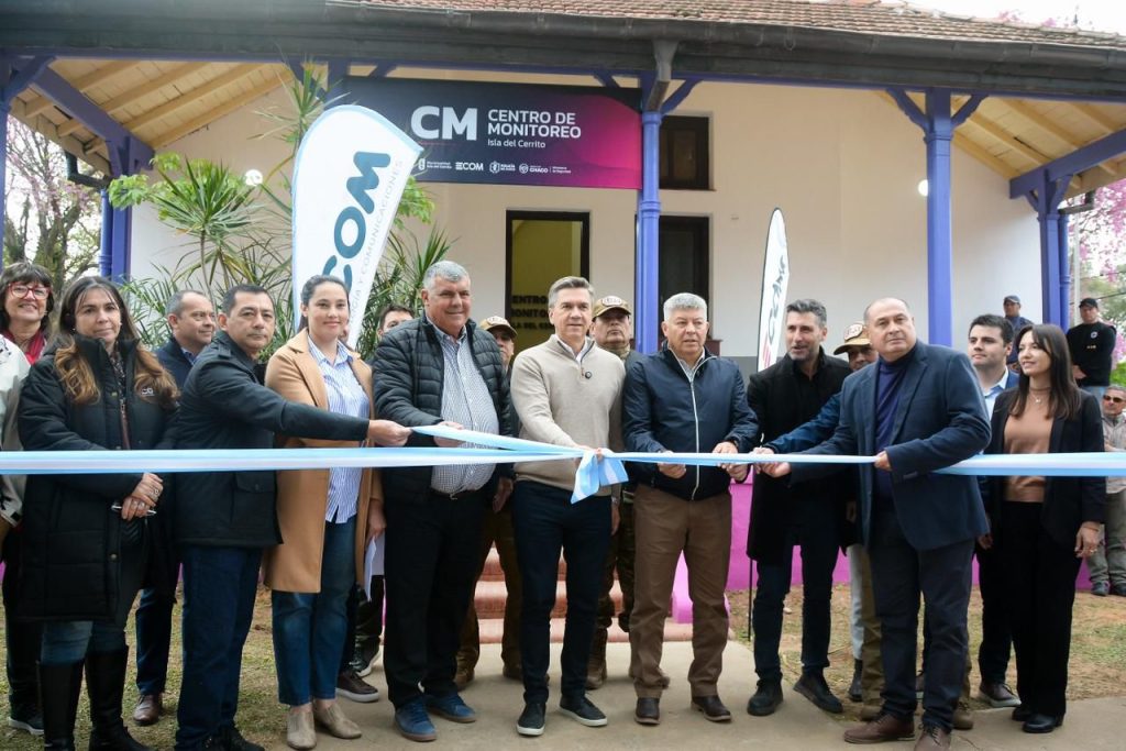 Plan Provincial de Seguridad: se inauguró el nuevo centro de monitoreo en la Isla del Cerrito