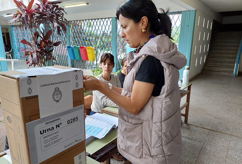 Se vota en todo el país con expectativa por el debut de la Boleta Única de Papel Se vota en todo el país con expectativa por el debut de la Boleta Única de Papel