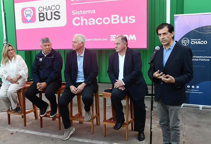 Gobierno presentó “ChacoBus”, un sistema integral de seguridad, monitoreo y gestión del transporte público Gobierno presentó “ChacoBus”, un sistema integral de seguridad, monitoreo y gestión del transporte público