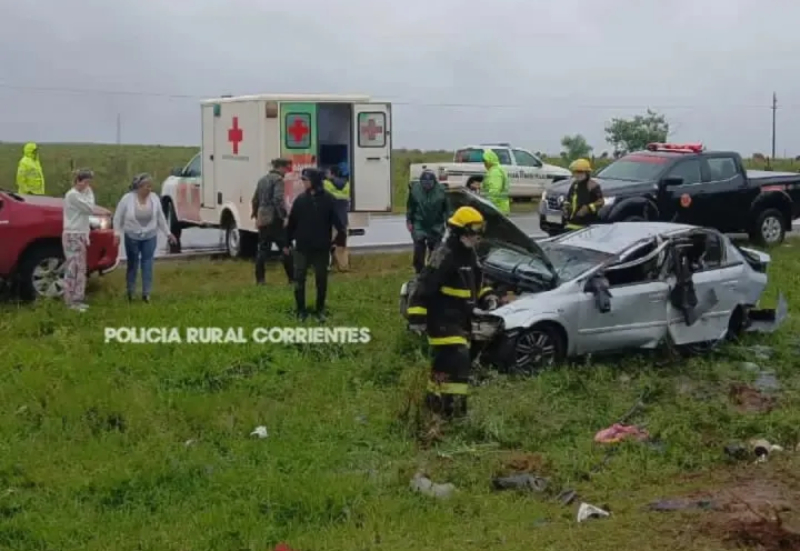 Tragedia en Corrientes: despistó un automóvil en ruta 14, murió un bebé de cinco meses Tragedia en Corrientes: despistó un automóvil en ruta 14, murió un bebé de cinco meses