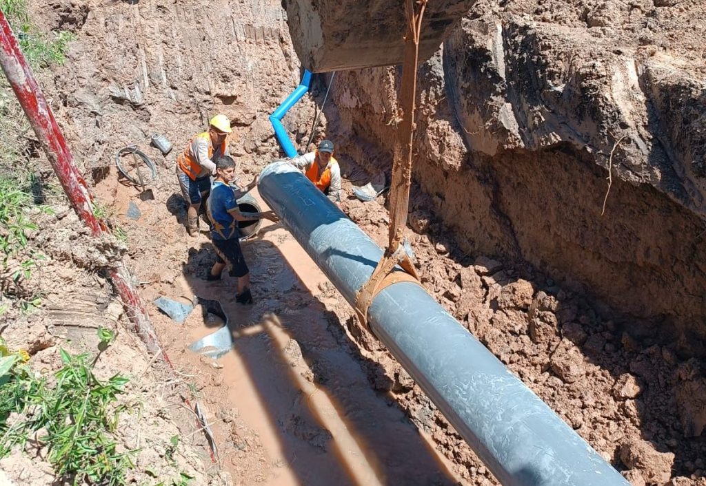 Sameep reparó un tramo del acueducto norte y se restablece el servicio en las zonas afectadas