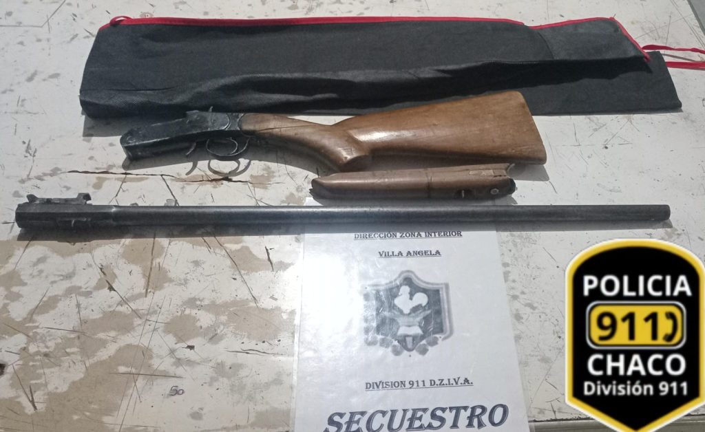 Villa Ángela: secuestraron una escopeta y una moto tras denuncia por violencia de género Villa Ángela: secuestraron una escopeta y una moto tras denuncia por violencia de género