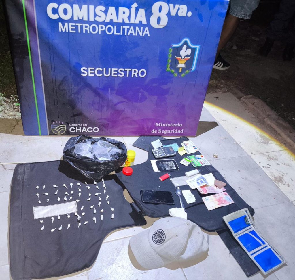 Cuatro detenidos por la supuesta comercialización de estupefacientes en Villa Prosperidad