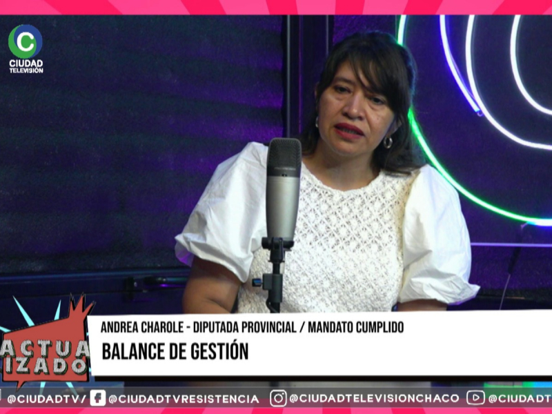 Andrea Charole realizó un balance de gestión: “Todos nuestros proyectos de ley fueron en base al escuchar” Andrea Charole realizó un balance de gestión: “Todos nuestros proyectos de ley fueron en base al escuchar”