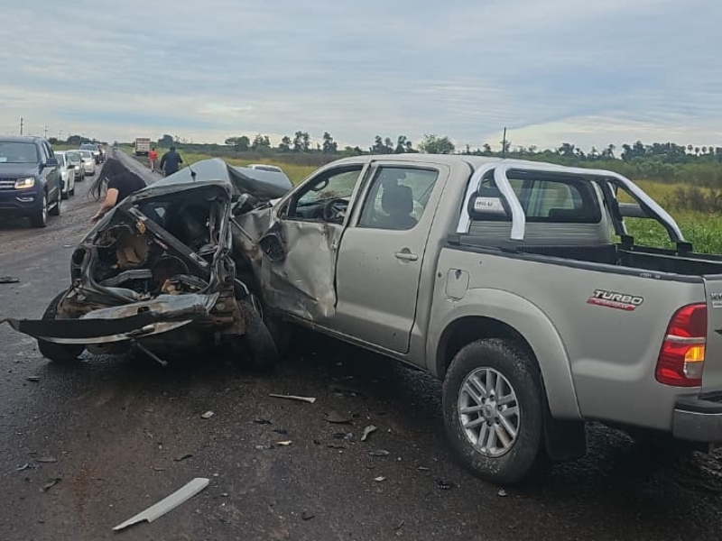 Choque múltiple en Sáenz Peña deja como saldo un penitenciario muerto Choque múltiple en Sáenz Peña deja como saldo un penitenciario muerto