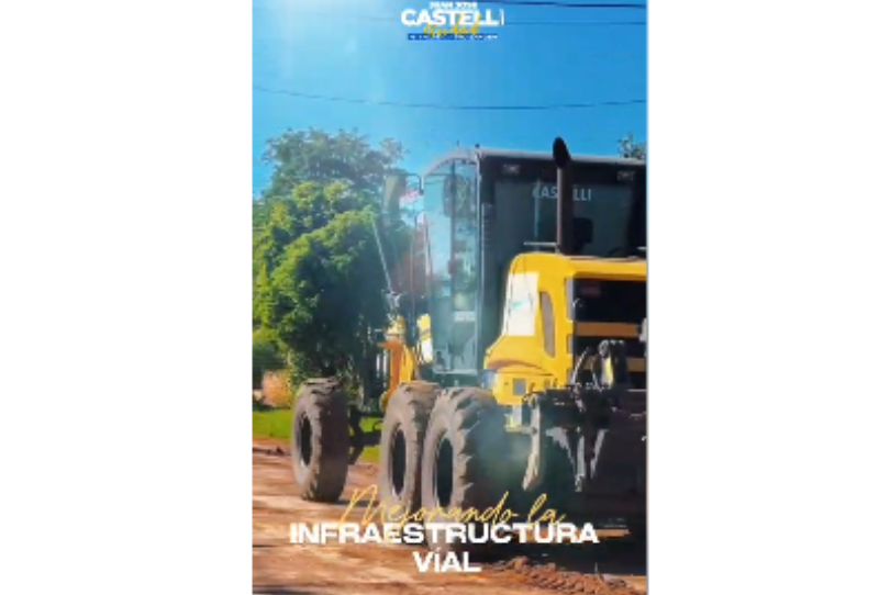 Castelli: continúan los trabajos para mejorar la infraestructura vial Castelli: continúan los trabajos para mejorar la infraestructura vial