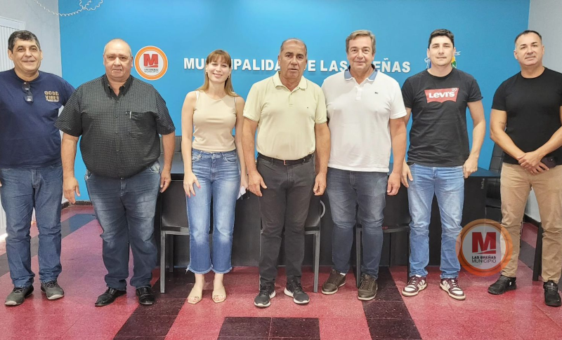 El Municipio de Las Breñas articula con directivos del Club AMBALAB una agenda conjunta El Municipio de Las Breñas articula con directivos del Club AMBALAB una agenda conjunta