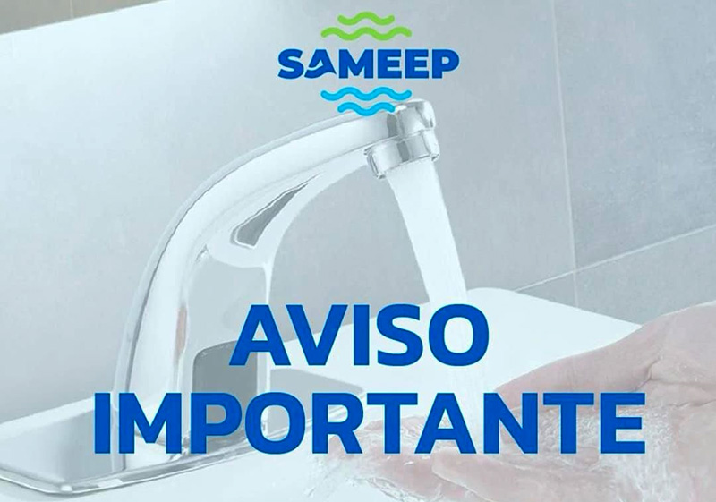 Este jueves SAMEEP realizará una intervención programada en el Primer Acueducto Este jueves SAMEEP realizará una intervención programada en el Primer Acueducto