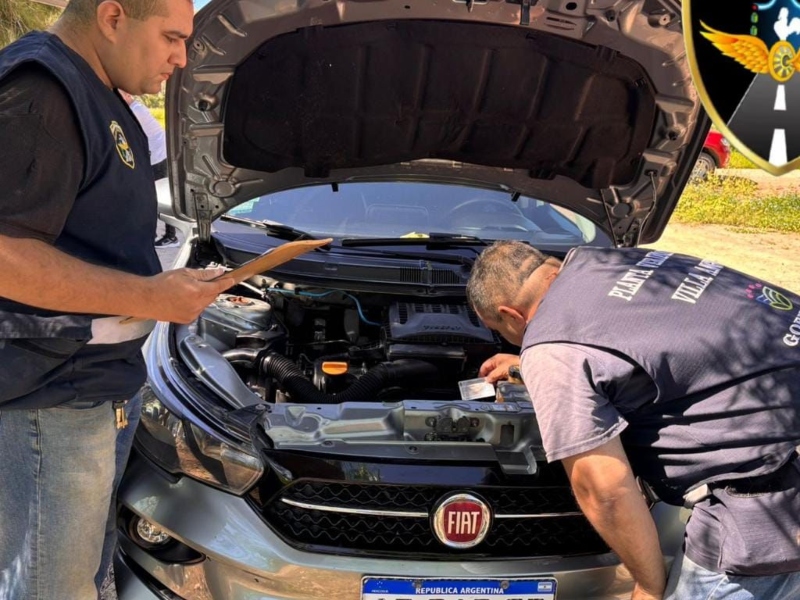 Villa Ángela: secuestraron un automóvil con documentación apócrifa y numeración adulterada Villa Ángela: secuestraron un automóvil con documentación apócrifa y numeración adulterada