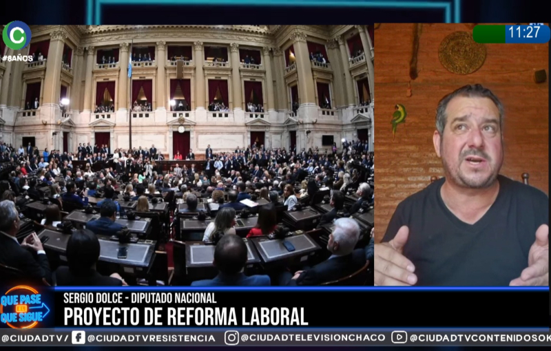 Reforma laboral: “Tenemos que sacar un proyecto alternativo que encuadre y sirva para todos”, afirmó el diputado nacional de UxP, Sergio Dolce Reforma laboral: “Tenemos que sacar un proyecto alternativo que encuadre y sirva para todos”, afirmó el diputado nacional de UxP, Sergio Dolce