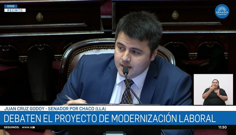 Con la reforma laboral, enfermarse es culpa del trabajador, reconoció senador chaqueño Con la reforma laboral, enfermarse es culpa del trabajador, reconoció senador chaqueño