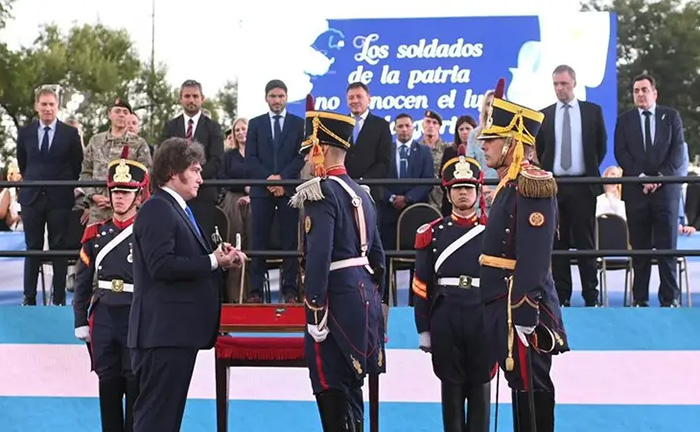 Milei quiso ligar su gobierno a la gesta sanmartiniana: “Nuestra campaña libertadora” Milei quiso ligar su gobierno a la gesta sanmartiniana: “Nuestra campaña libertadora”