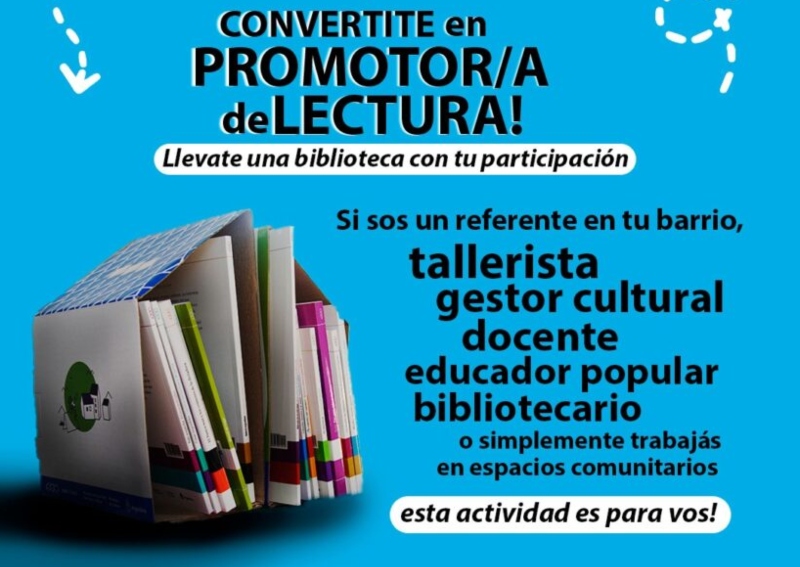 Desde el programa Libros y Casas invitan a convertirse en promotores de lectura Desde el programa Libros y Casas invitan a convertirse en promotores de lectura