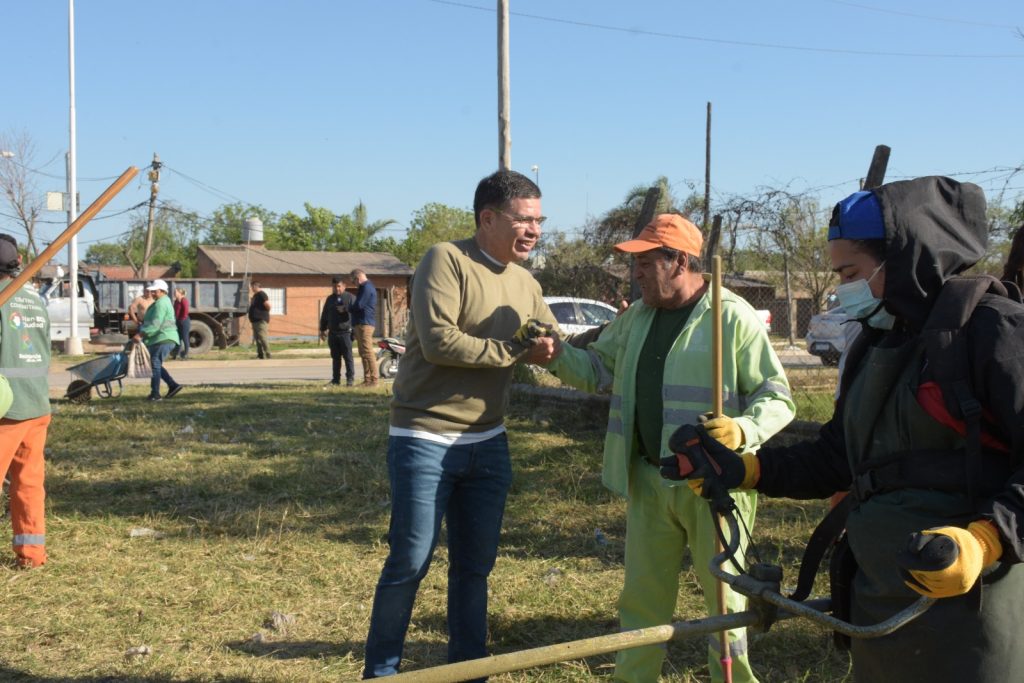 En la zona sur, la municipalidad ejecuta un amplio trabajo de saneamiento En la zona sur, la municipalidad ejecuta un amplio trabajo de saneamiento