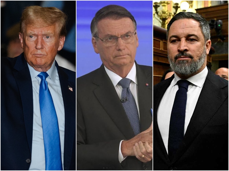 Trump, Bolsonaro y el líder de Vox felicitaron a Milei por su triunfo Trump, Bolsonaro y el líder de Vox felicitaron a Milei por su triunfo