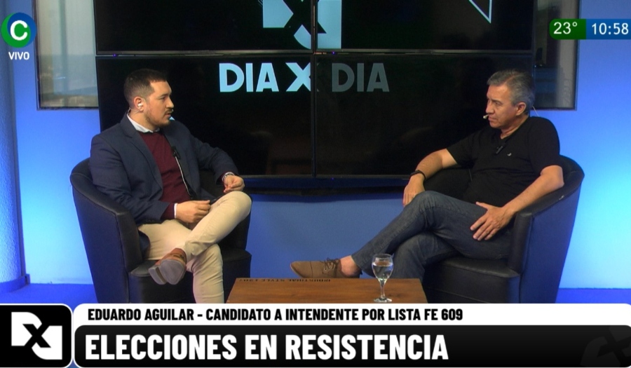 Aguilar, candidato a intendente de Resistencia: “Podemos vivir en una ciudad muchísimo mejor de la que vivimos” Aguilar, candidato a intendente de Resistencia: “Podemos vivir en una ciudad muchísimo mejor de la que vivimos”