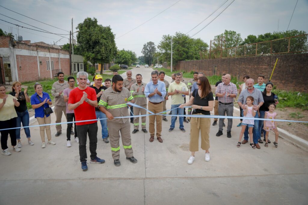 Capitanich inauguró nueve cuadras y suman 560 ejecutadas en Resistencia durante la actual gestión