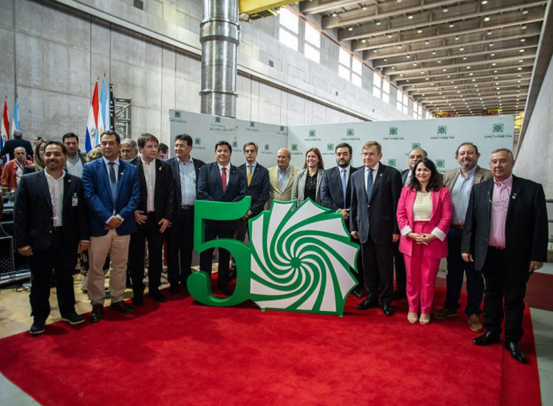 El ente de Yacyretá celebró los 50 años de la firma del tratado fundacional El ente de Yacyretá celebró los 50 años de la firma del tratado fundacional