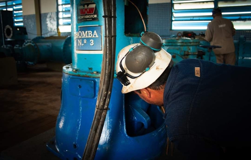 Pensando en el verano, SAMEEP ejecuta mejoras en la Cisterna Sur Pensando en el verano, SAMEEP ejecuta mejoras en la Cisterna Sur