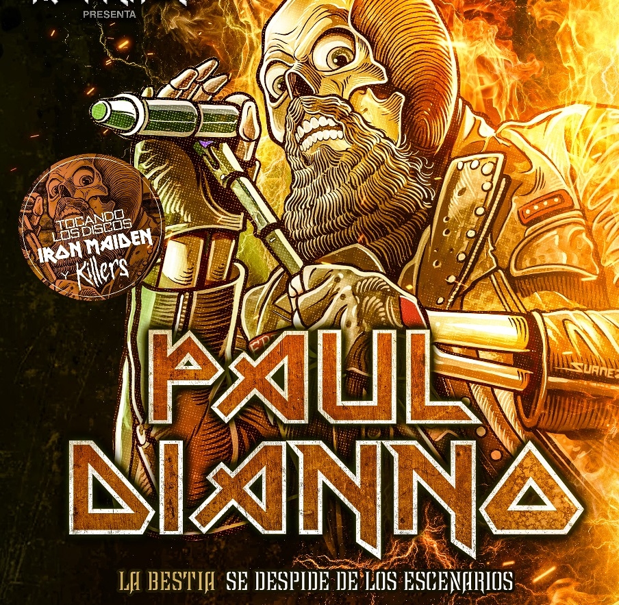 Llega a Resistencia Paul Di’anno, la voz original de Iron Maiden Llega a Resistencia Paul Di’anno, la voz original de Iron Maiden
