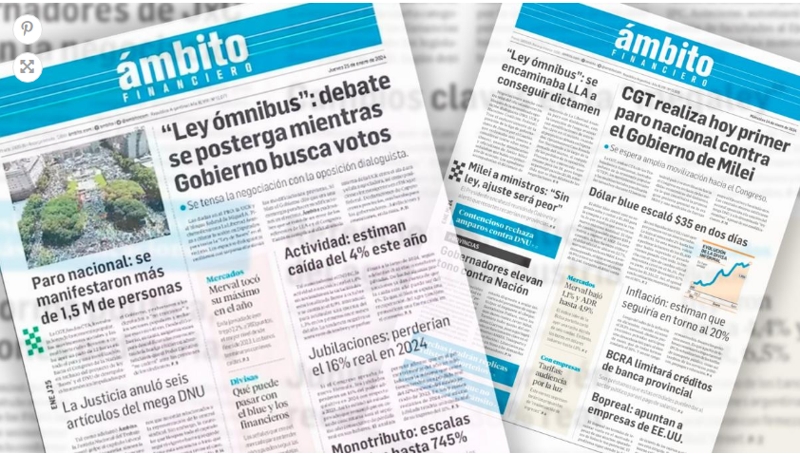 Después de 47 años, Ámbito Financiero dejará de publicar su edición en papel Después de 47 años, Ámbito Financiero dejará de publicar su edición en papel