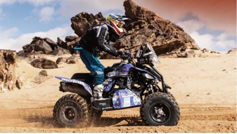 Dakar: los argentinos Moreno Flores y Andújar se ubican al frente en quads Dakar: los argentinos Moreno Flores y Andújar se ubican al frente en quads