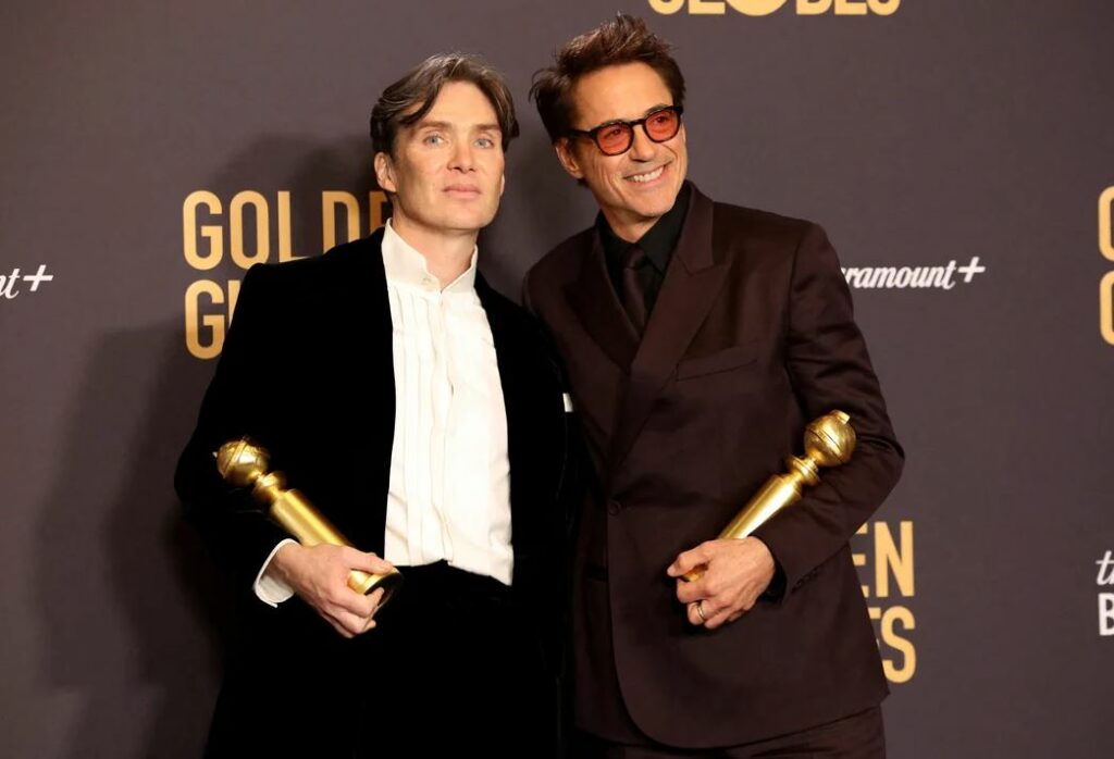 El drama histórico “Oppenheimer” dominó los Globos de Oro El drama histórico “Oppenheimer” dominó los Globos de Oro